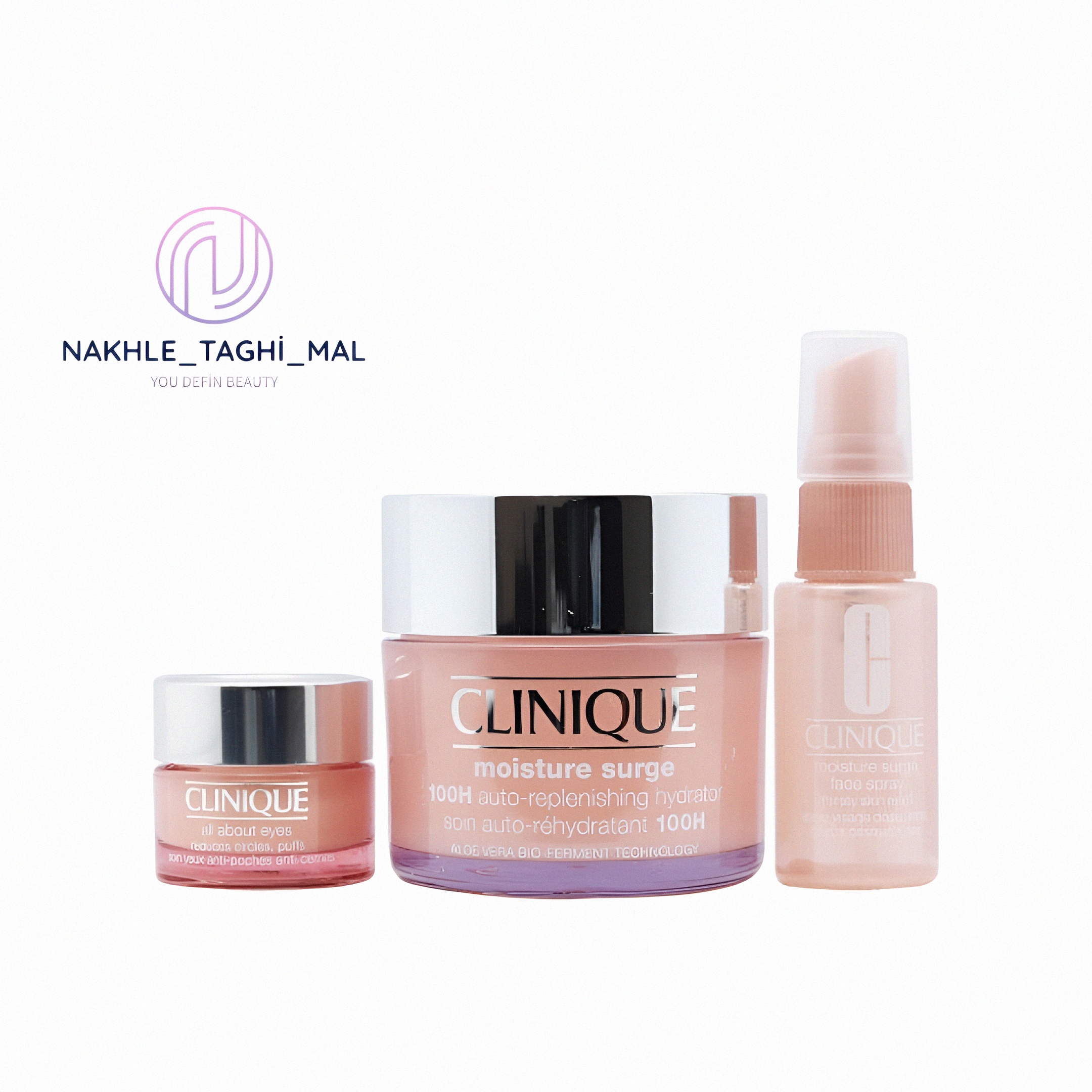 1746363438781_8ocr81_2_0 پک آبرسان 100 ساعته کلینیک (Clinique Dewy Glow Set) - Image 1