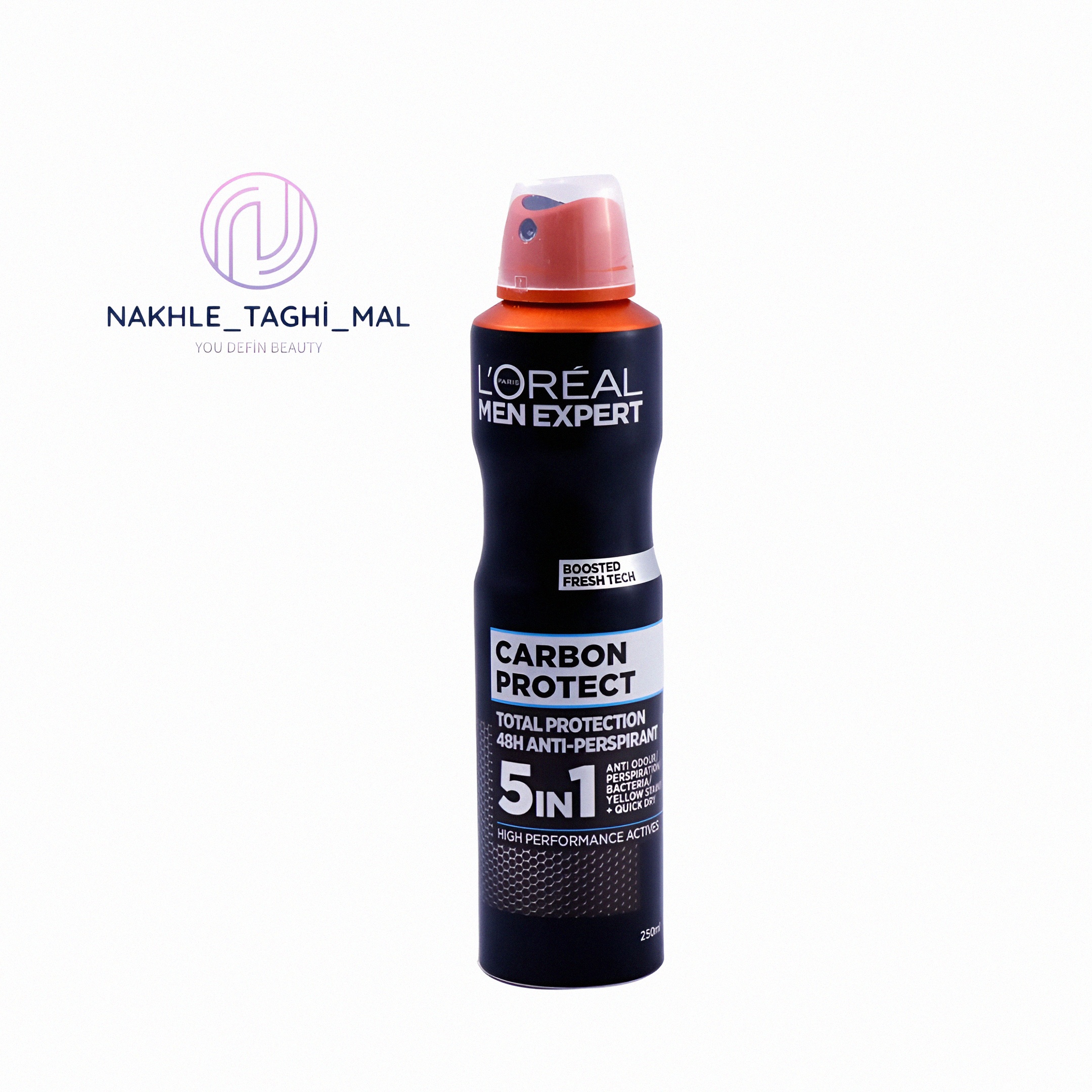 1748956592350_pd5ujx_2_0 اسپری ضدتعریق مردانه لورآل Carbon Protect - Image 1