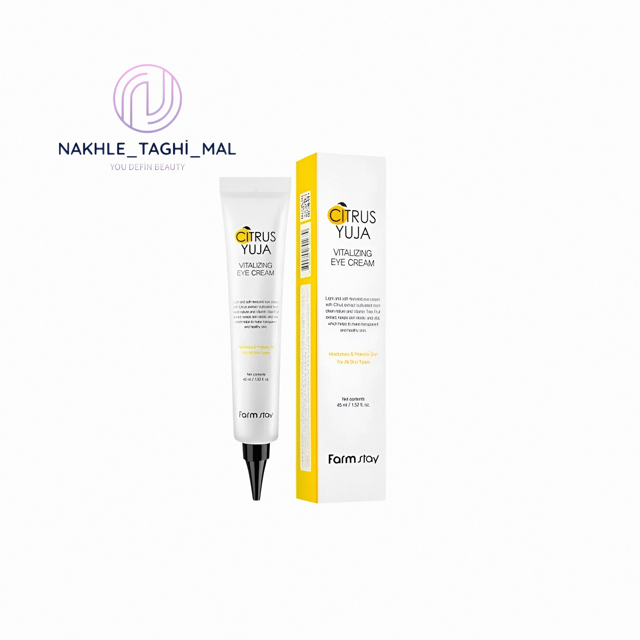 1752421765379_j7tib4_2_0 کرم دور چشم روشنکننده Farm Stay) Citrus Yuja Vitalizing Eye Cream) فارم استی 45 میل - Image 1
