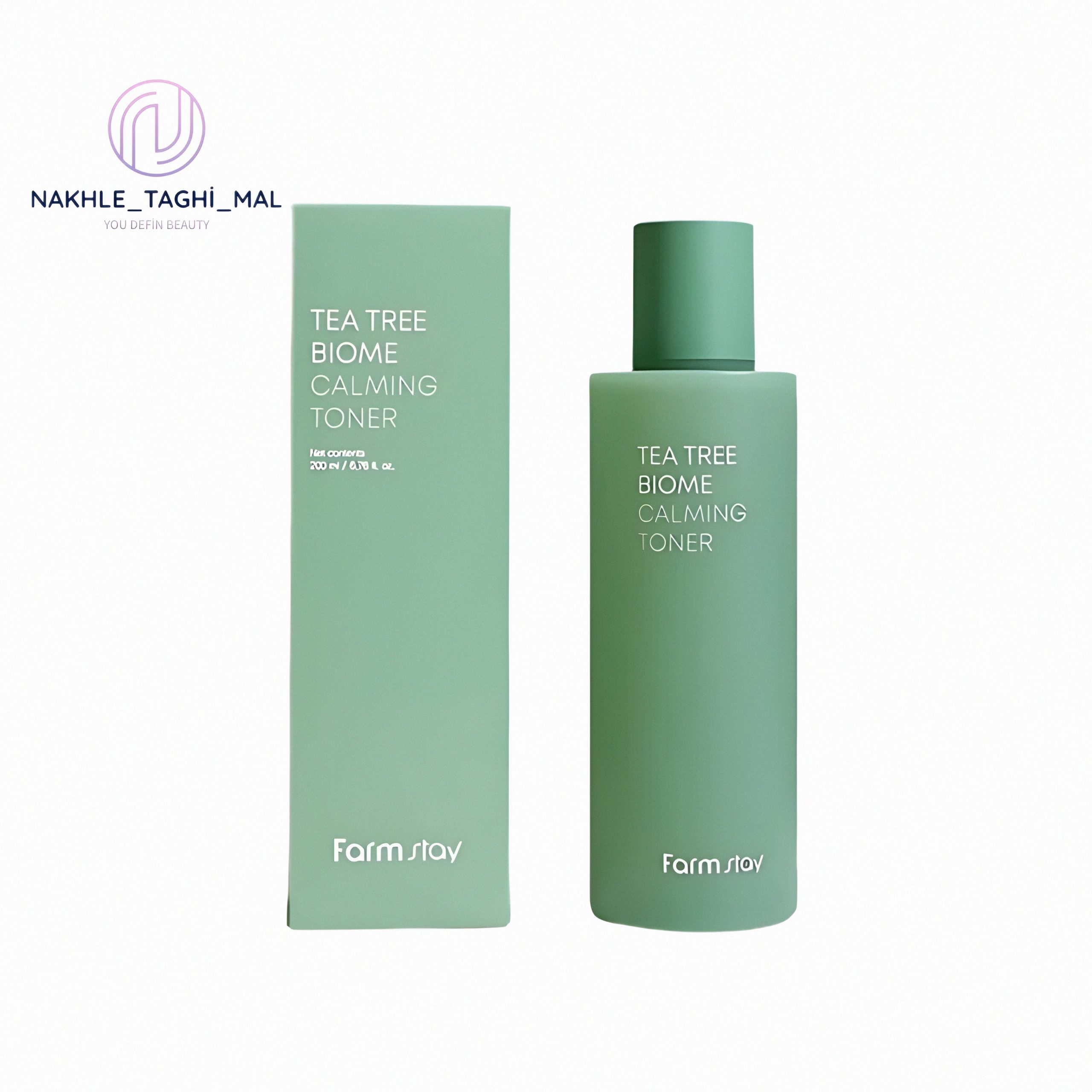 Upfoto_YCuBrYN4aARuVBFSEfpLnRaEzp7BLCMgcpLl5rmUQizhK تونر حاوی چای سبز TEA TREE BIOME CALMING فارم استی - Image 1